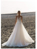 Sweetheart Neck Beaded Lace Tulle Structured Wedding Dress